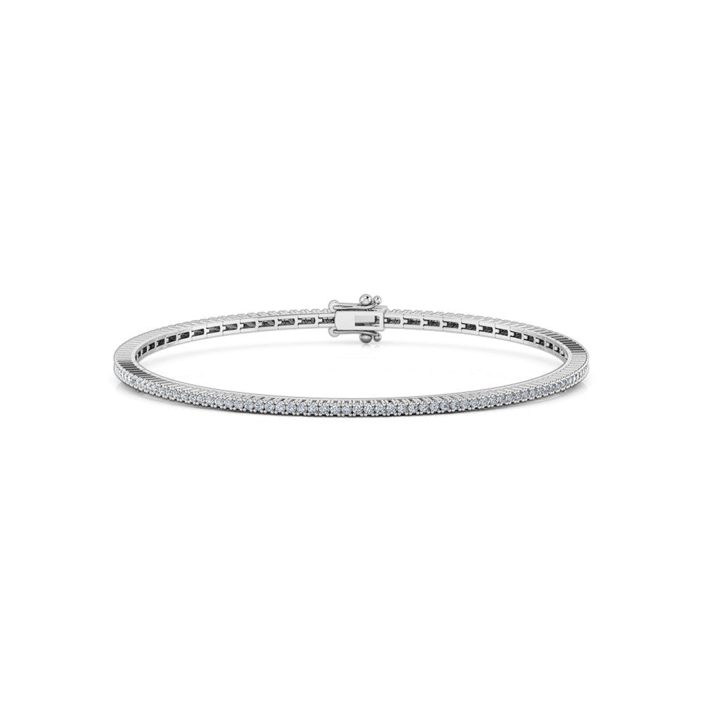 1 ct. Round Cut Tennis Bracelet