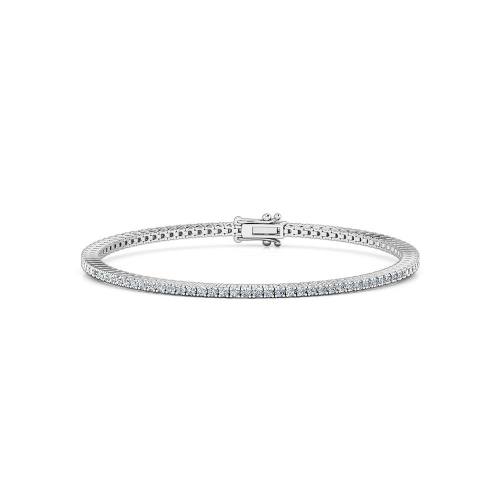 2 carat Round Cut Tennis Bracelet