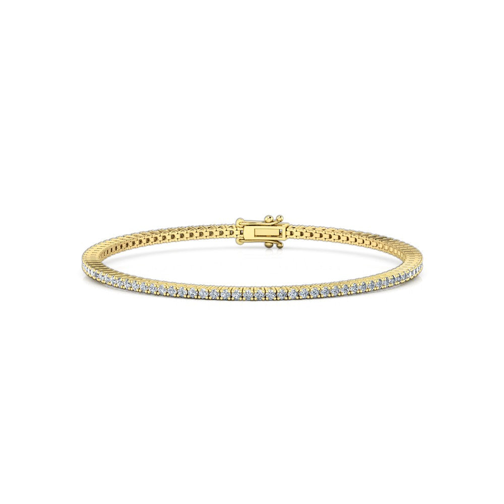 2 carat Round Cut Tennis Bracelet