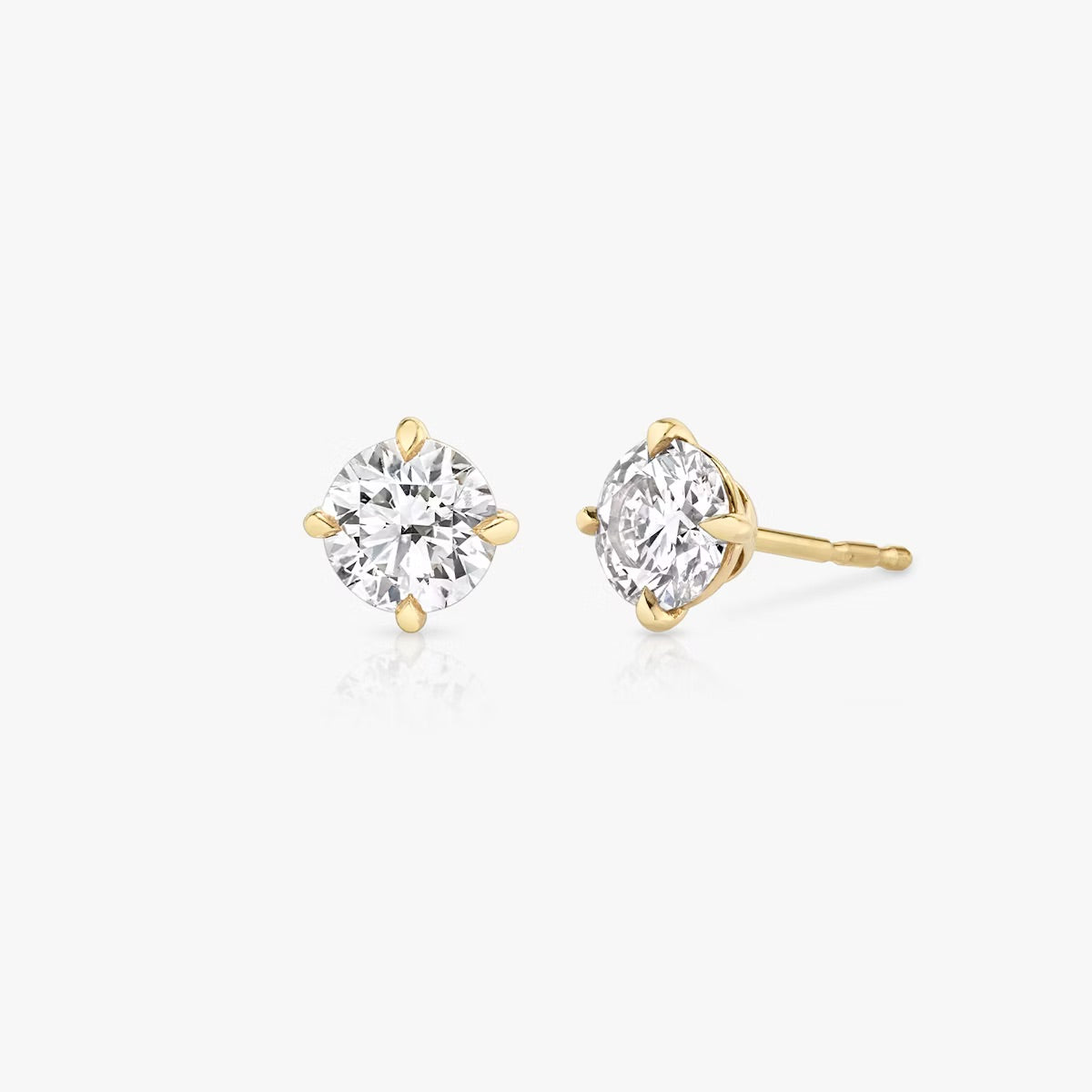 Round Diamond Studs